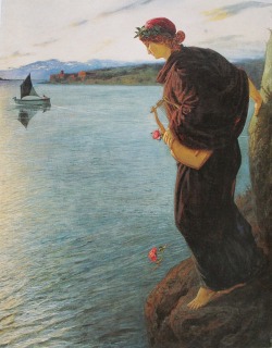 aldoushuxley:  Ernst Stückelberg, Sappho, 1897. 
