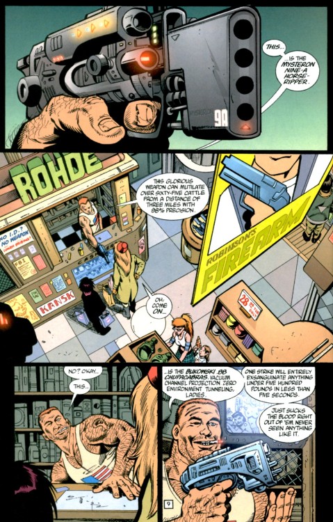 towritecomicsonherarms:  Transmetropolitan #33