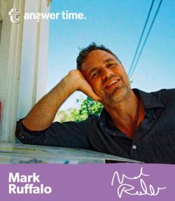 markruffalo:  Hey everyone! I’ll be doing an Answer Time about