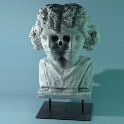 bone-lust:Cologne-based designer Hannes Hummel created this bust