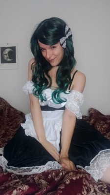 cannabisqueenofnight:  I was quite the naughty little maid today
