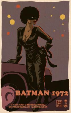 superheroesincolor:  Catwoman, Batman 1972 By Francesco Francavilla