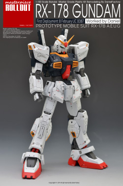 gunjap:  MG 1/100 RX-178 Gundam Remodeled by DanielFactory. Full