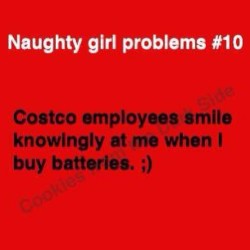 ðŸ˜ðŸ™ˆðŸ˜‚ðŸ‘  #naughtygirlproblems #batteries