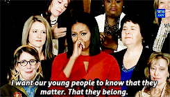 kevinmckidd:    Michelle Obama delivers her final speech as First