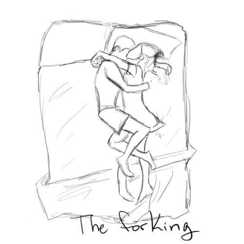se7eren:  ladyredrum13:  We always fall asleep in all of these positions, apart from the forking one. Ain’t nobody got time for having someone breath and snore on your face.  ^same.