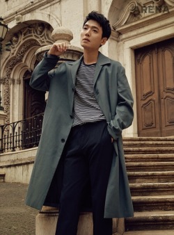 stylekorea:Jung Kyung Ho  for  Arena Homme Plus Korea March 2018.