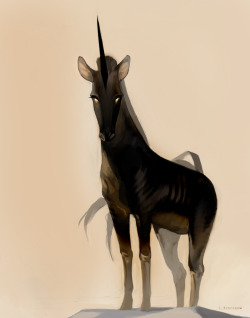 awesomedigitalart:Desert Unicorn by CBedford