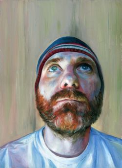   Self Portrait with Beard by Robert Carter   
