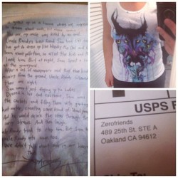 I love getting packages. :) new shirt!