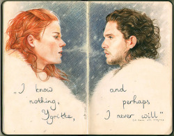 fleabottom:  Jon and Ygritte by Vesea 