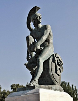 hadrian6:Statue of Theseus. Athens Greece. bronze.       http://hadrian6.tumblr.com