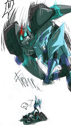 herzspalter:  I think Longarm made Blurr show him all his moves