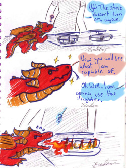 julietasaurus-rex:  Pedro the Dragon. This is a little comic