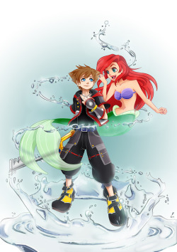 evelynlisian:  The summon of Ariel, lots of water everywhere.I