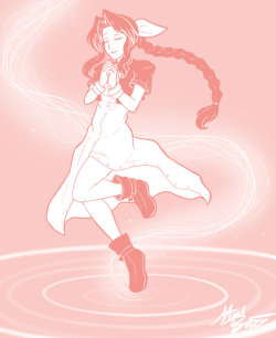 just-use-a-phoenix-down:  06.Waifu Aerith Gainsborough by =SaBasse