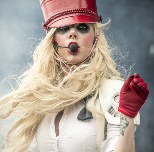 transboykobrakid:  fave female musicians: Maria Brink (In This Moment) [1/?]â€œDid you really think by pushing meI would become what you want me to be?And did you really think by hating meIâ€™d open up, Iâ€™d just hand you the key?I know youâ€™re scared