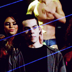  Anonymous asked: 9 gifs of Stiles Stilinski looking stupid/