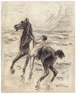 thunderstruck9:  Max Liebermann (German, 1847-1935), Horse-tamer
