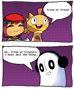 exdragonith:  Undertale - Halloween http://fav.me/d9euy49 It’s