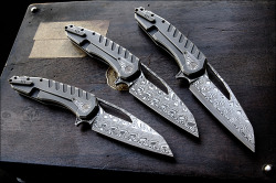 munroeknives:  Damasteel Sigil MKIIIs Blade length: 3 1/2 inches