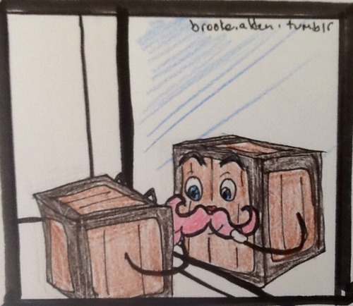brooke-alden:I generally don’t do too much fan art, but I fell in love with the concept of Tiny Box Tim from Markiplier that appeared in my YouTube recommended. I’m not deep enough into the mythology of Markiplier to know all about the pink mustache—my
