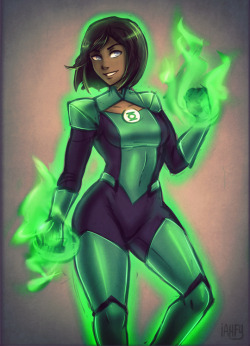 green lantern korra & opal for patreon