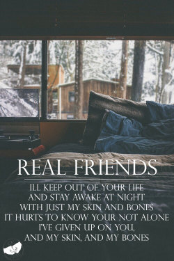 unpredictvble:  Real Friends - I’ve given up on you My Edit