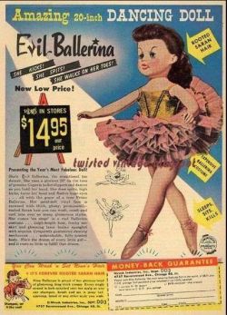 futurasatana:  Evil Ballerina! She kicks! She spits! 