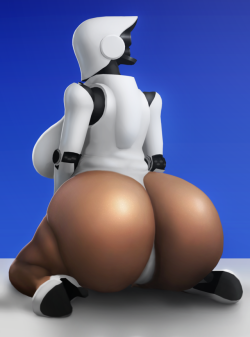 raikovjaba: Robobutt A small pic to train myself more at doing