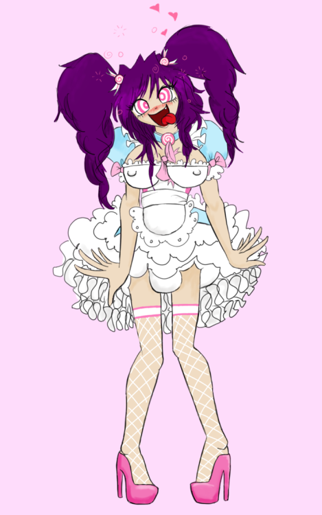 hypnotized sissy art by luckyluckyluckypenny