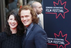 ikoiako:  Sam Heughan and Caitriona Balfe at the Edinburgh International