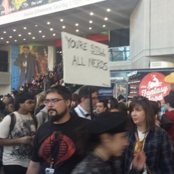 The last pic I took at the con. It’s true. #nycc #newyorkcomiccon