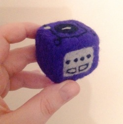 Needle felted GameCube!