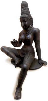 iseo58:  Uma Parvati Bronze Statue 