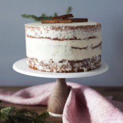 dessertgallery:NAKED EGGNOG CAKE-Get your hourly source of sweet