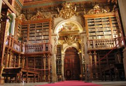 atlantic-melancholy:  Library in the University of Coimbra, Portugal.