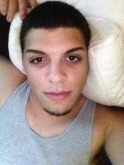 straightboyselfpics:  Angel  This puerto rican spit fire is blessed with a huge cock! His old school values make him a respectful, loving, family man type. However, this also means heâ€™s incredibly sensual and intimate. He has the demeanor of a teddy