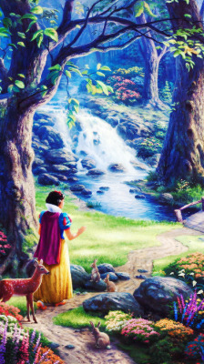 disneydedication1251901:  Thomas Kinkade Phone Backgrounds Set