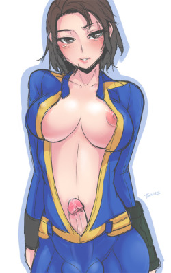 oppaiislife:  Quick Sketch Have some vault futa