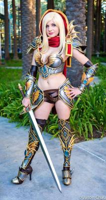 hotcosplaychicks:  World of Warcraft- Paladin by andyrae Follow