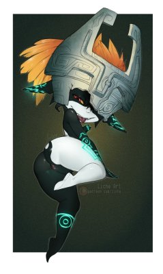 licheart: Midna doodle for Patreon (ﾉ◕ヮ◕)ﾉ*:  🍑