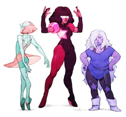 lexxercise:  Colored some twitter sketches from yesterday! I