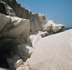 milkywaywtf:  Christo and Jeanne-Claude, Wrapped Coast, One