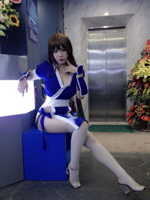 annatofu: My Kasumi cosplay from Dead or Alive 5 :3 Follow me guys 