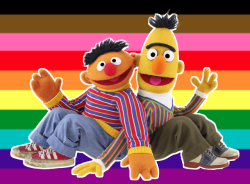 peskypawz: peskypawz:  bert and ernie GAY!!!!!!!! + stamp (base