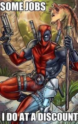 mr-starwars:  If I didn’t love Deadpool from before, I’d