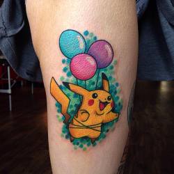 keelyrutherford:  Pikachu on the Emma 💛 done @bathstreettattoo