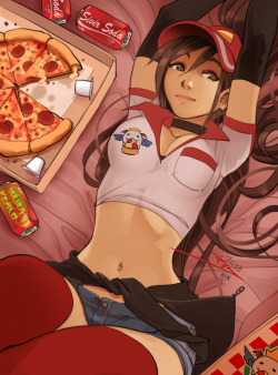 vashito:  Pizza Delivery Sivir~ Hot N’ Ready!patreon || twitter