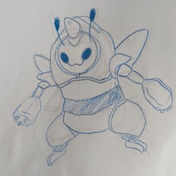 Quick Pokémon variation 3/? Heracross w. Combee, featuring guest